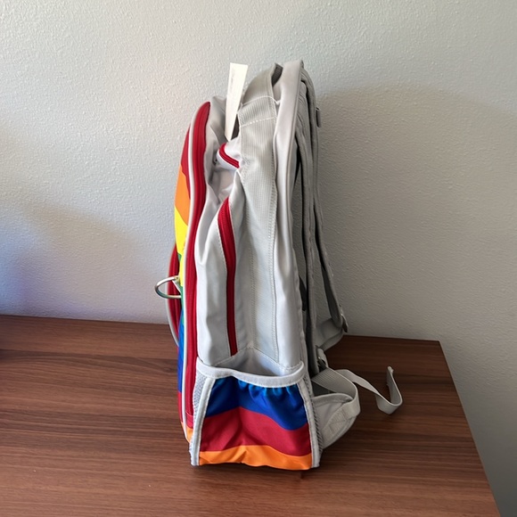 Pottery Barns Kids Rainbow Large Fairfax Backpack 🌈🎒NEW - Picture 5 of 10